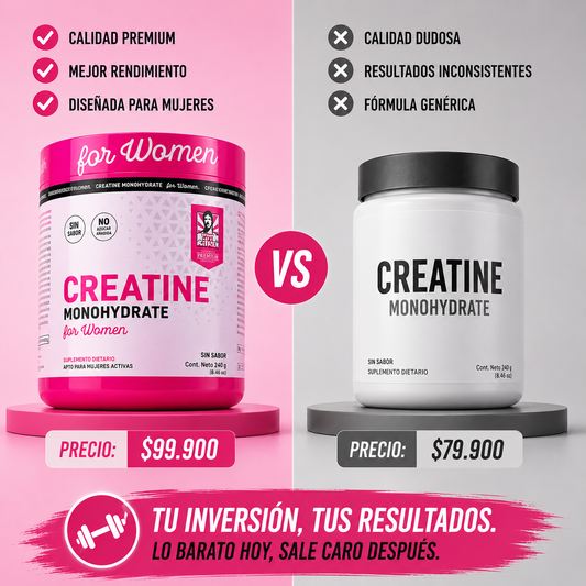 Creatina For Women: Más fuerza, energía y recuperación